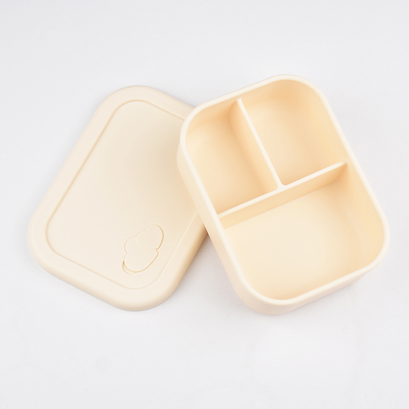 食品级硅胶饭盒可进微波炉加热学生上班族午餐盒分格便当盒保鲜盒|undefined