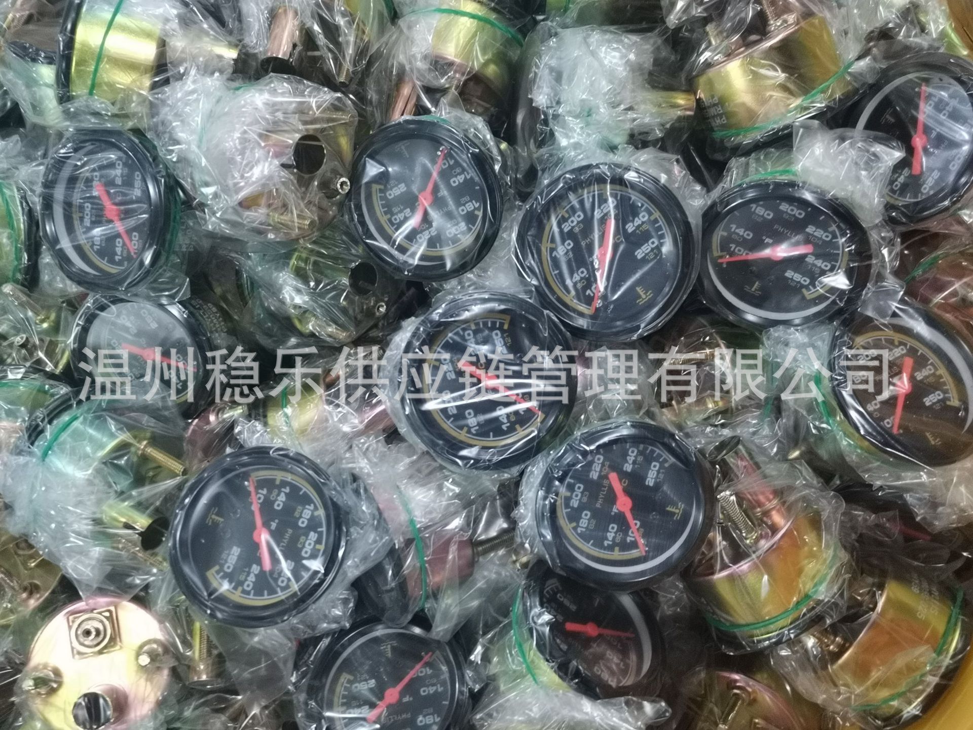 Neutral Water Temperature Gauge Line Length 1.8 m 52mm Car Water Temperature Meter 38-121 ℃