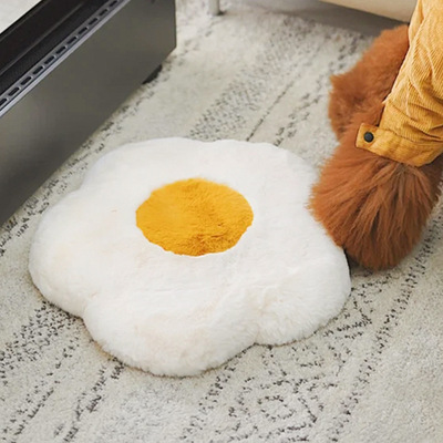 On behalf of Daisy Chair pads Plush Seat cushion Memory Foam Cushion Flower Seat cushion Poached Egg Fart pad ins
