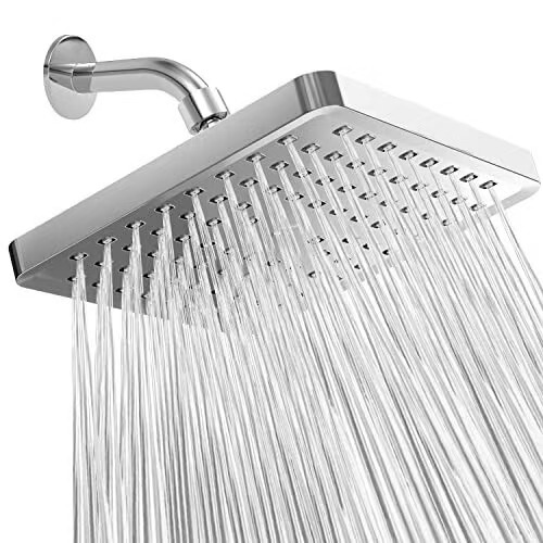 6-inch round shower pressure spray square top hotel bathroom hotel bath house small pendant