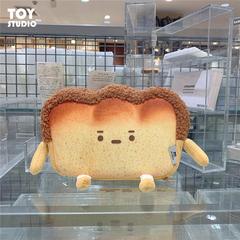 Cute Emoji Sliced Toast Zero Wallet Crossbody Bag for Girls Creative Backpack Japanese Cartoon Simple Personality Small Bag