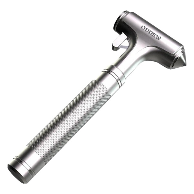 (Ou Dewei) Multifunctional all-metal car mini safety hammer aluminum alloy fire hammer escape hammer manufacturers