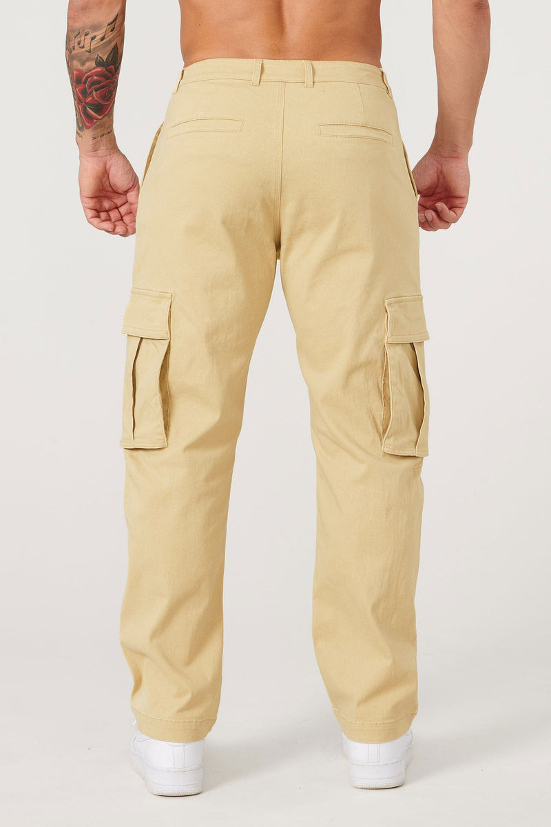 455g Weight Full Length Pants Length Polyester Fabric Type Mid Waist Waist Line Cargo Pants Pants Type Micro-Elastic Elasticity Casual Occasion Loose Fit Type Solid Color Pattern Spring, Autumn Season Men's Gender Simple Style Style Men's Solid Color Simple Style Loose Men's Bottoms 12