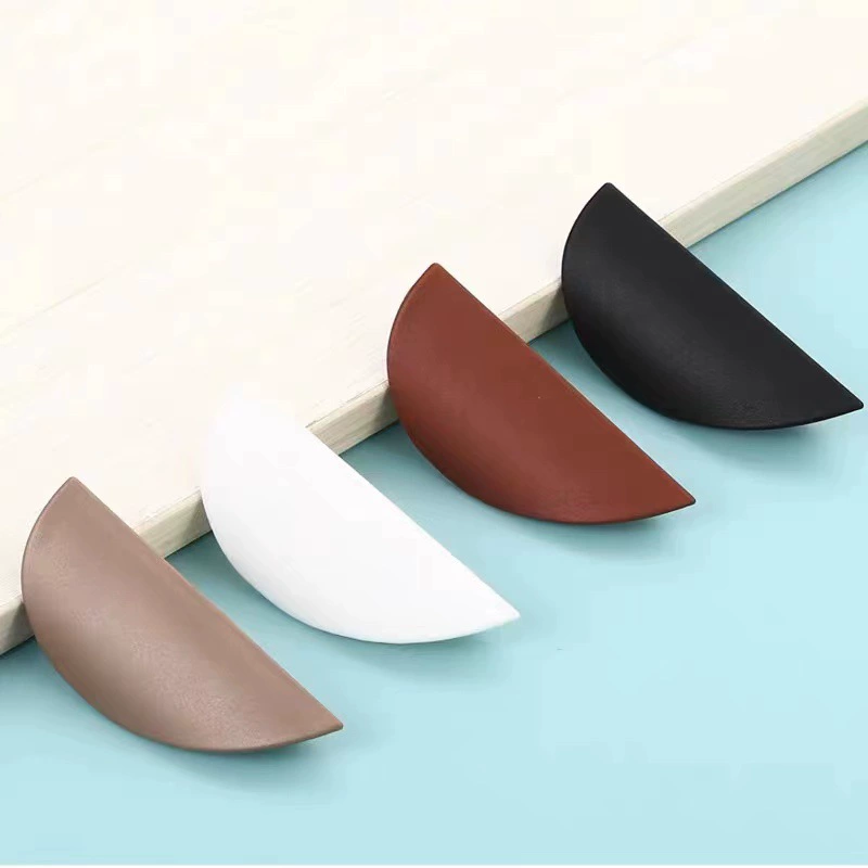 Пластиковые ручки для шкафов, ручки для ящиков, дверей и окон, ручки без сверления, современный минималистичный утолщенный дизайн.