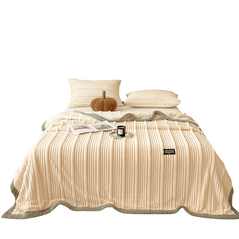 Mantras de invierno gruesas mantas de cubierta de conejo peluche de oficina siesta mantas de coral peluche sofá pequeña manta colcha de cama