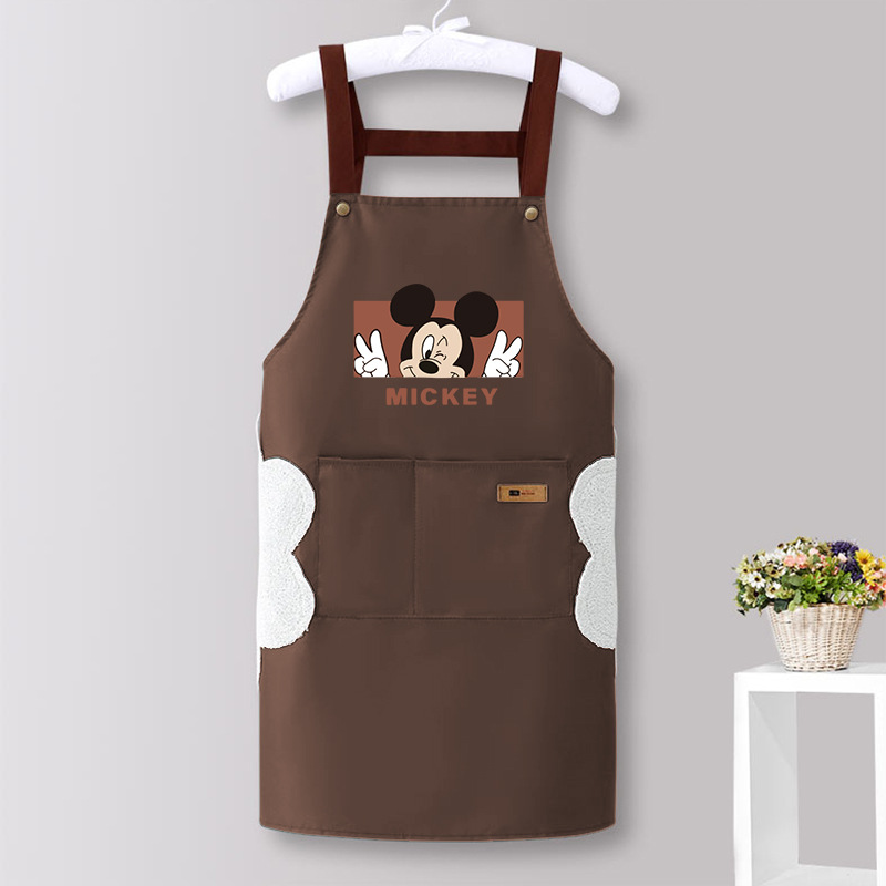 미키 스트랩 방수 [다크 브라운] 손 닦아