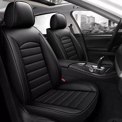 Full Coverage Car Seat Cover, Summer Ice Silk Seat Cover, Full Leather New Model, Universal for All Seasons, Special Seat Cushion for Small Cars