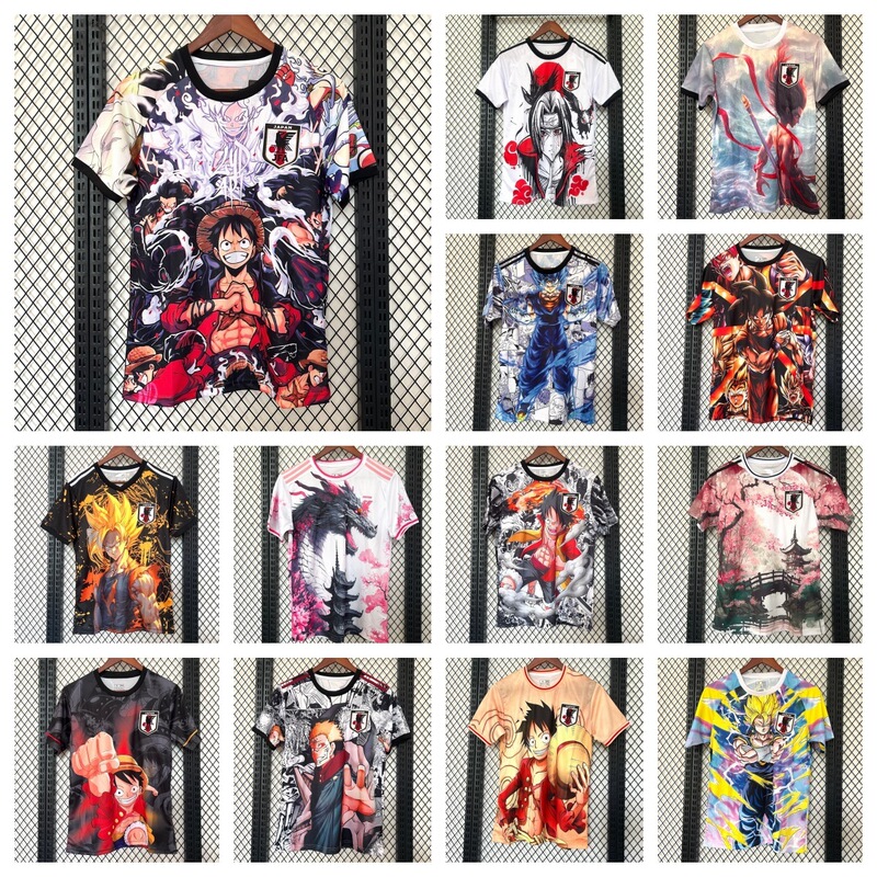 2526 New Japanese Anime Series Football Jerseys Dragon Ball One Piece Naruto Football Jerseys Football Uniforms 2526 New Japanese Anime Series Football Jerseys Dragon Ball One Piece Naruto Football Jerseys Football Uniforms