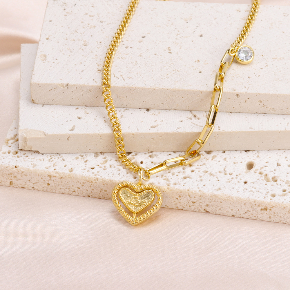 Love Stainless Steel Pendant Necklace