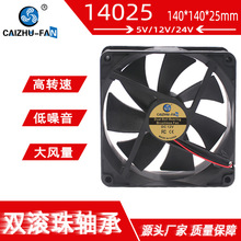 Դͷ���� DC14025ɢ�ȷ��� USB����5V12V24Vˮ���·����ֱ������