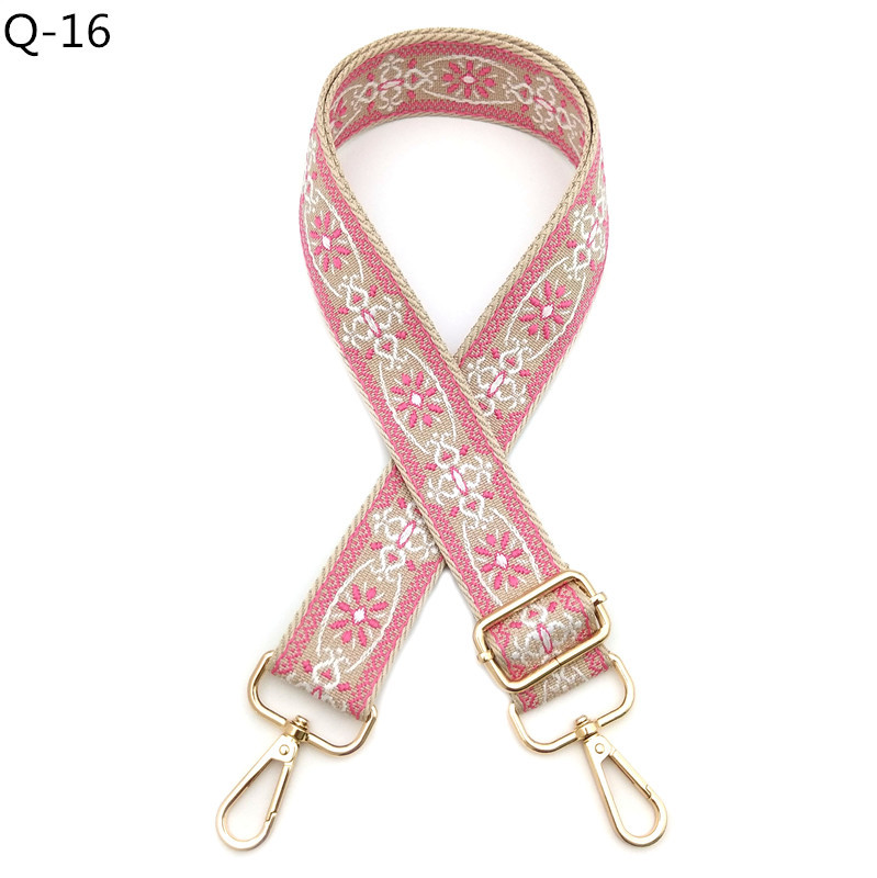 82g Weight Bag Strap Bag Accessories Type Spring Ring Trigger Clasp Closure Clasp Closure Type 1 Piece Quantity Casual, Daily Occasion Polyester Material Geometric Pattern Elegant, Ethnic Style Style 1 Piece Polyester Geometric Spring Ring Trigger Clasp Closure Bag Strap 19