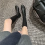 中筒超柔软弹力平底骑士靴