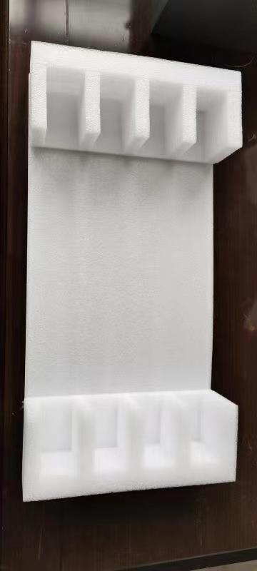 厂家供应白色珍珠棉缓冲包装泡沫/成型异形卡槽包装泡沫