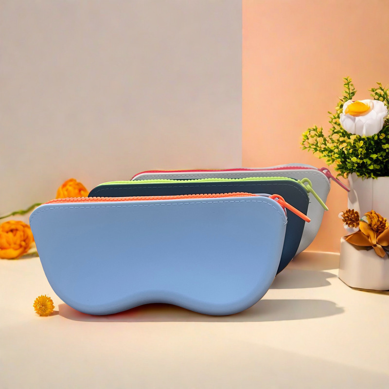 Glasses Case Sunglasses Case Sunglasses Protective Cover Storage Bag Travel Portable Silicone Glasses Case Autumn Myopia Glasses