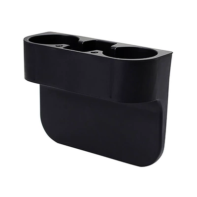 interior decoration supplies, Car cup holder/beverage holder - 14-leather-free-water-cup-holder-single-black