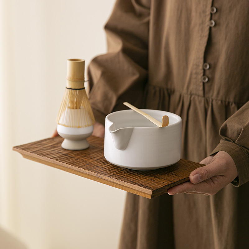 Ceramic Bowl Song Dynasty Tools Whisk Stand Japanese Matcha Top Quality Tea Set_voghion.com