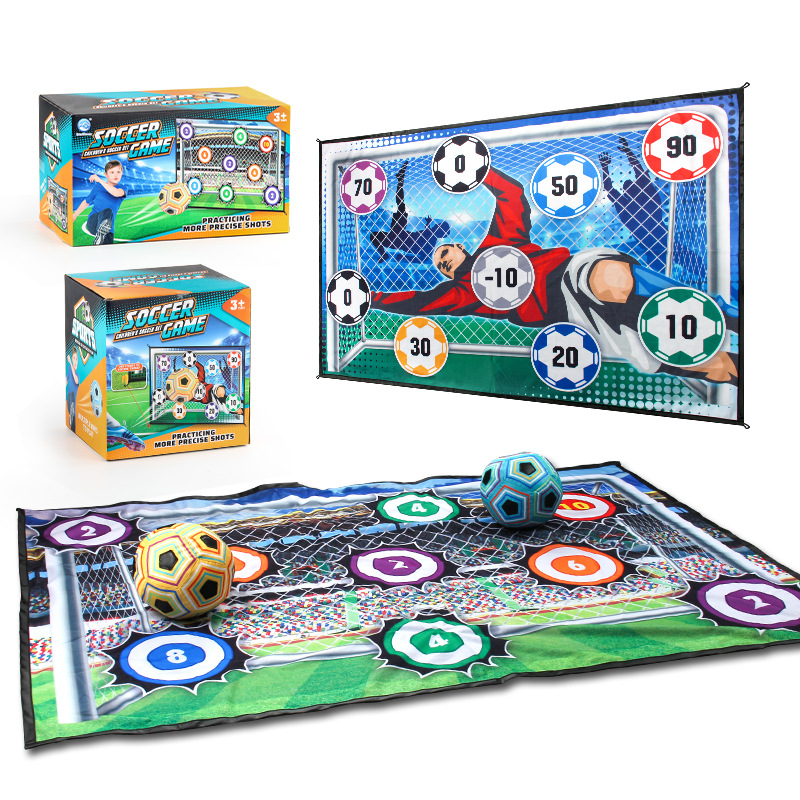 Juego de fútbol para niños juguete fútbol jiugongge puerta marco tela fútbol traje interior y al aire libre ocio Juguetes