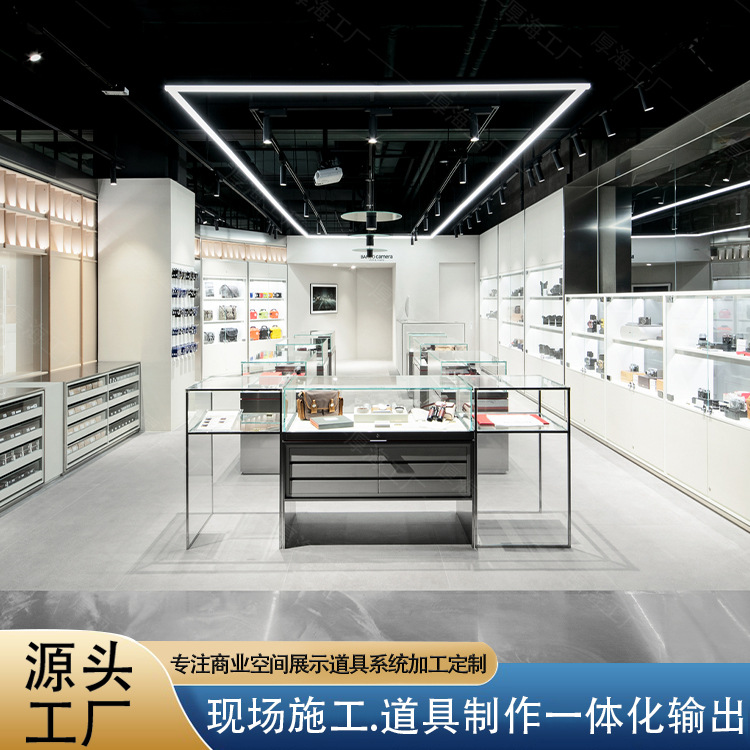 定制展厅展示柜玻璃柜中岛柜cdd相机展示柜展会用的展示架展览柜