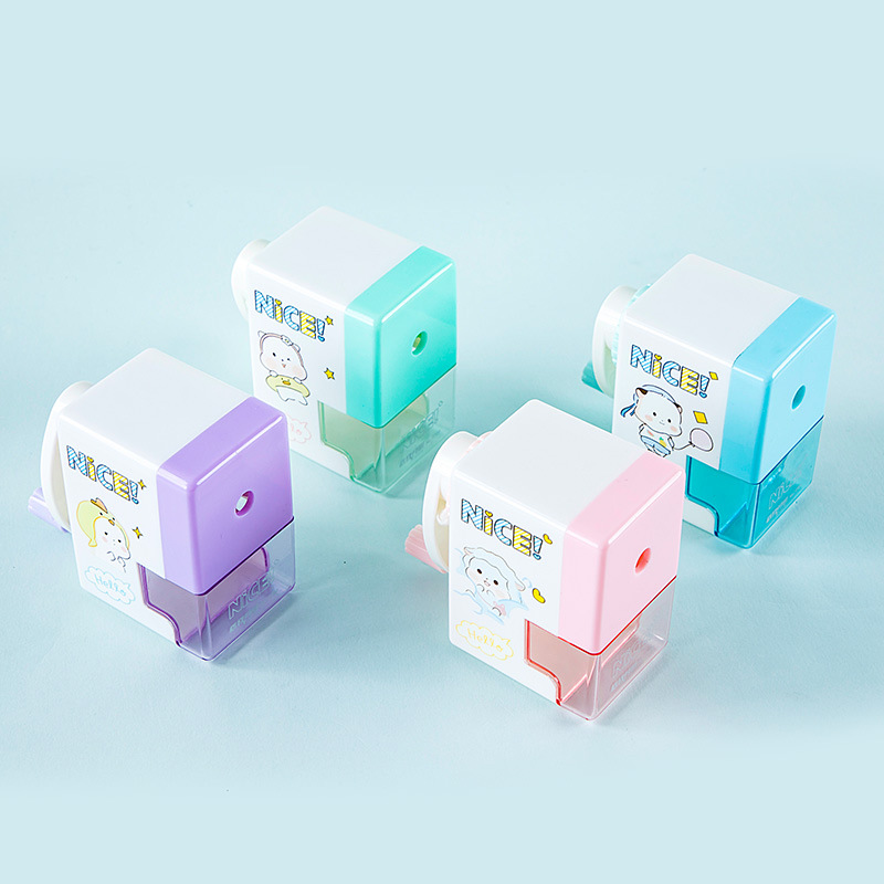 7709 AGRADABLE Sacapuntas de lápiz de aprendizaje estudiante suministros de papelería al por mayor sacapuntas suministros creativos sacapuntas