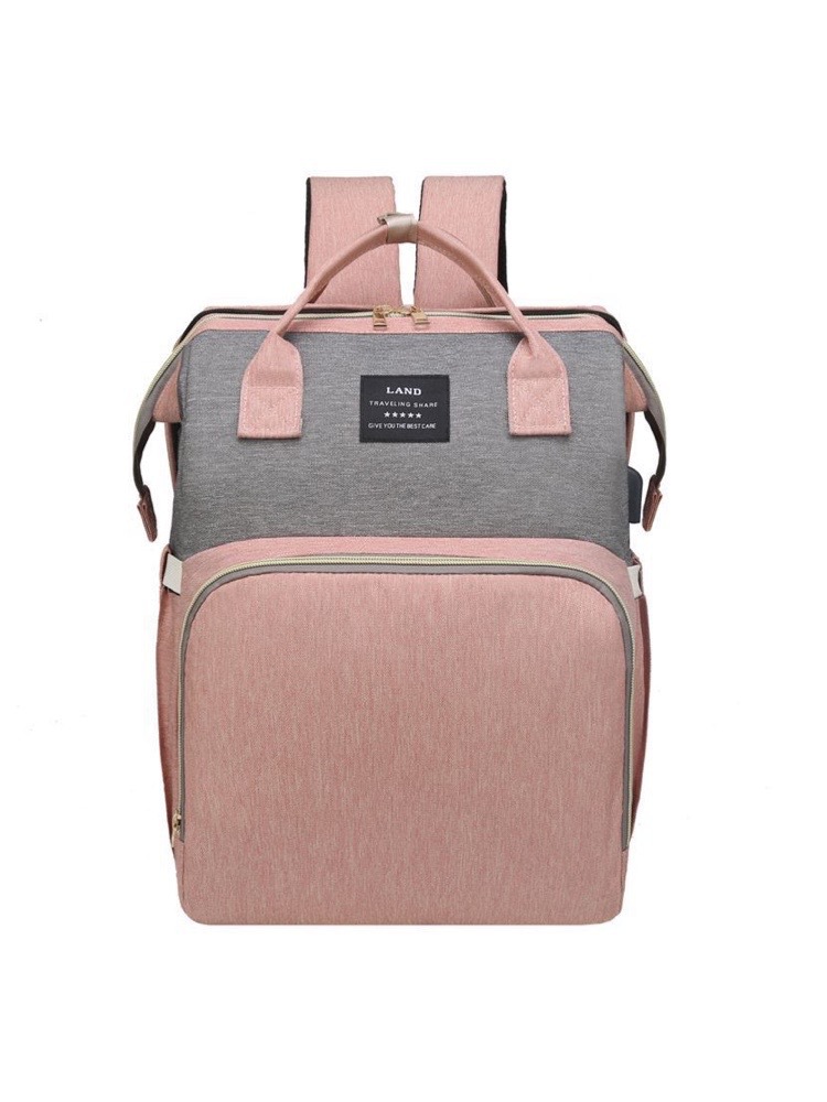 Nuevo japonés y coreano transfronterizo bolso de la momia mochila cuna mochila de gran capacidad hacia fuera bolsa de leche materna y bolsa infantil fábrica