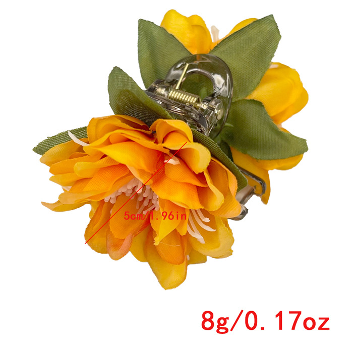 Sweet Women's Plumeria Cloth Hair Claws display picture 32