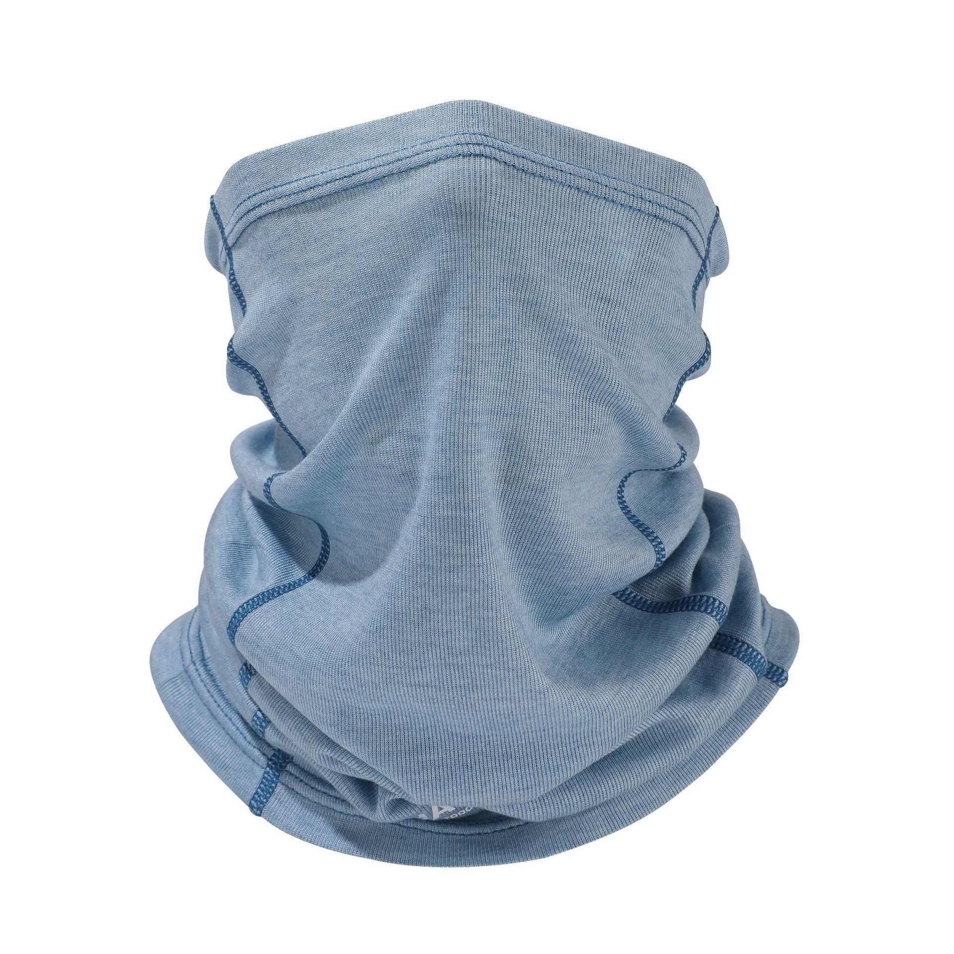 New Outdoor Cycling Sun Protection Mask, Solid Color Tencel Wool Neck Warmer, Autumn and Winter Thermal Neck Gaiter, Unisex Two-Tone Patchwork