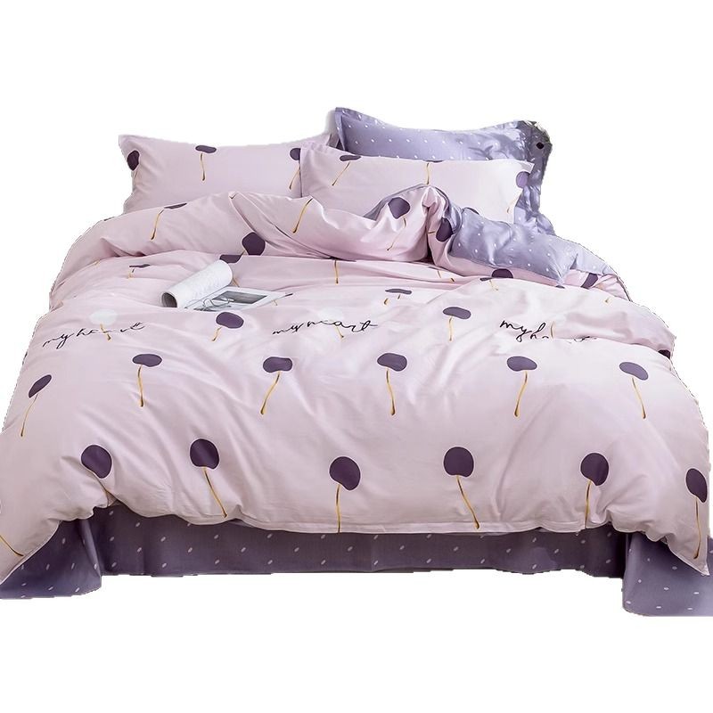 Funda de edredón de algodón de una sola pieza 100% funda de edredón de algodón individual dormitorio de estudiante doble 150x200x230x180