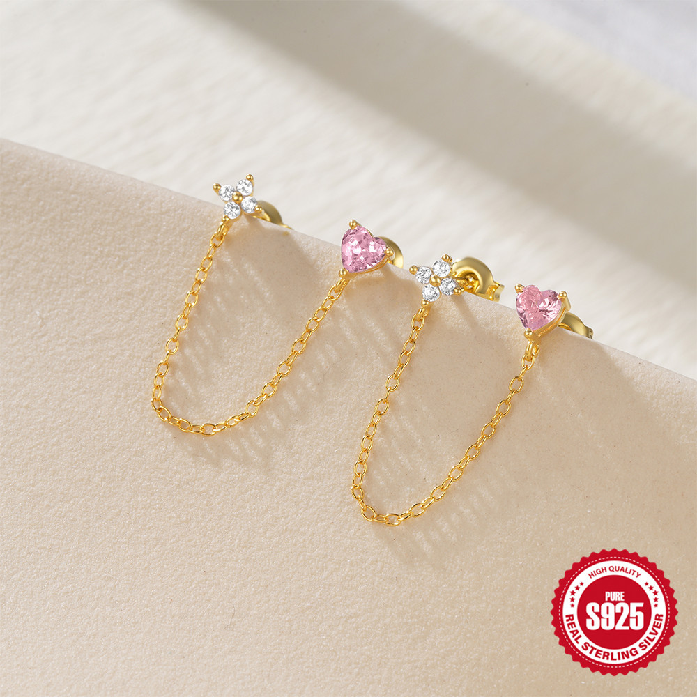 1g Weight 925 Sterling Silver Ear Needle Material 18K Gold Plated Plating Material Drop Earrings Classification 1 Pair Quantity Date, Tea Party Occasion 925 Sterling Silver Material Geometric Pattern All Seasons Season Women's Gender Elegant, Sweet Style 1 Pair 18K Gold Plated 925 Sterling Silver 925 Sterling Silver Earrings Geometric Drop Earrings 36