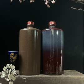 陶瓷家用密封一斤装白酒瓶仿古酒罐藏酒空酒变窑密封窖藏酒壶批发