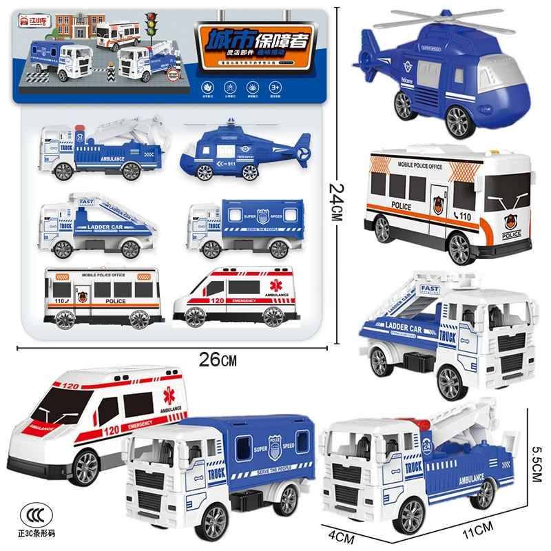 Toy car, set, new collection, engineering vehicle, wholesale