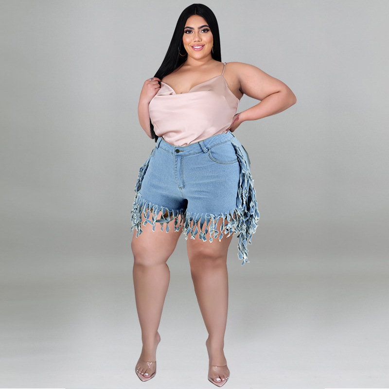 Women's Clothing Women's Sexy Tassel Denim Shorts Style Fashion For Formal & Casual For Women Sexy Tassel Denim Shorts_ecoleips.com