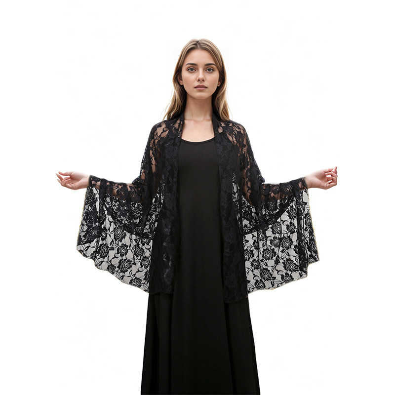 Cross-border explosion lace shawl bride bridesmaid evening dress cheongsam shawl dinner hollow lace shawl scarf women Cross-border explosion lace shawl bride bridesmaid evening dress cheongsam shawl dinner hollow lace shawl scarf women