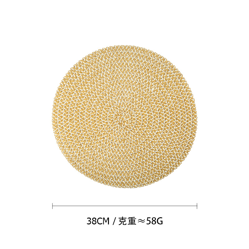 Transfronterizo Amazon almohadillas de mesa ecológicas naturales almohadillas de papel tejido almohadillas de mesa aislamiento térmico almohadillas de tazas almohadillas de decoración