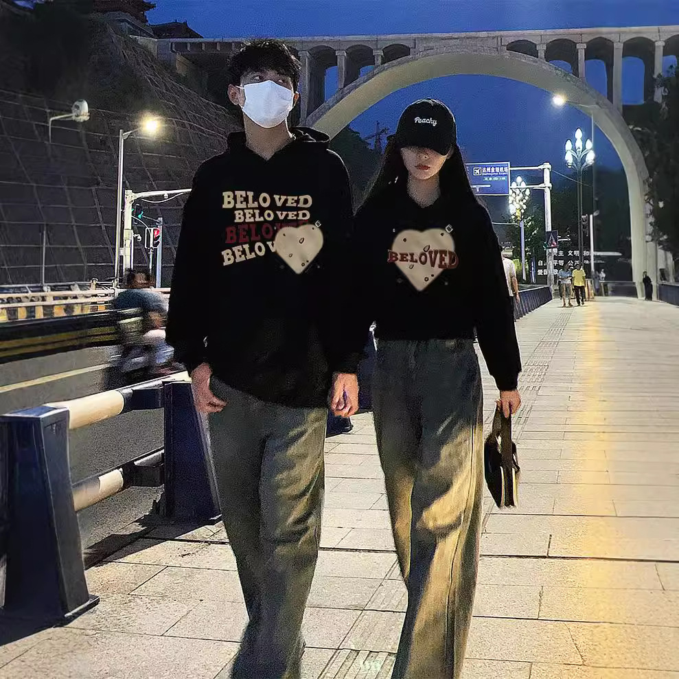 같은 특별한 연인 의류 조끼 봄과 가을 2024 새로운 겨울 의류 높은 감각 이른 가을 슈퍼 파이어 코트
