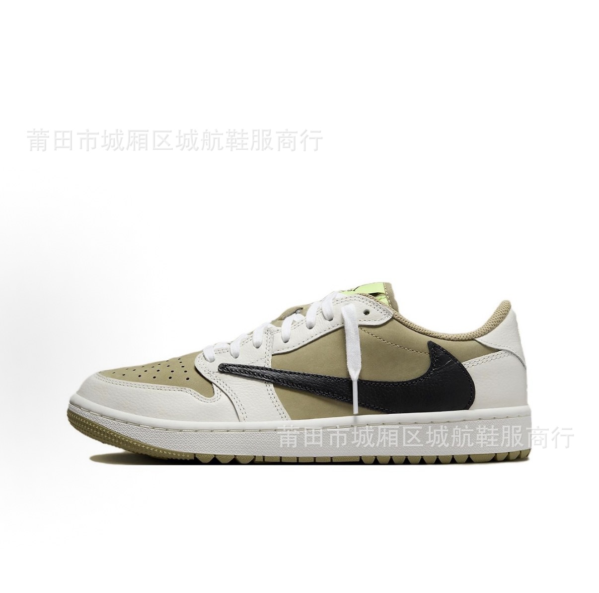 Jordan 1 Retro Low Golf Travis Scott Neutral Olive FZ3124-200