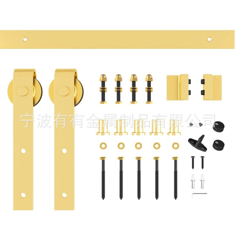 Wholesale ORB Oil Rub Bronze Sliding Barn Door Interior Door Brushed Antique Bronze Roller Kit Hardware Accessories