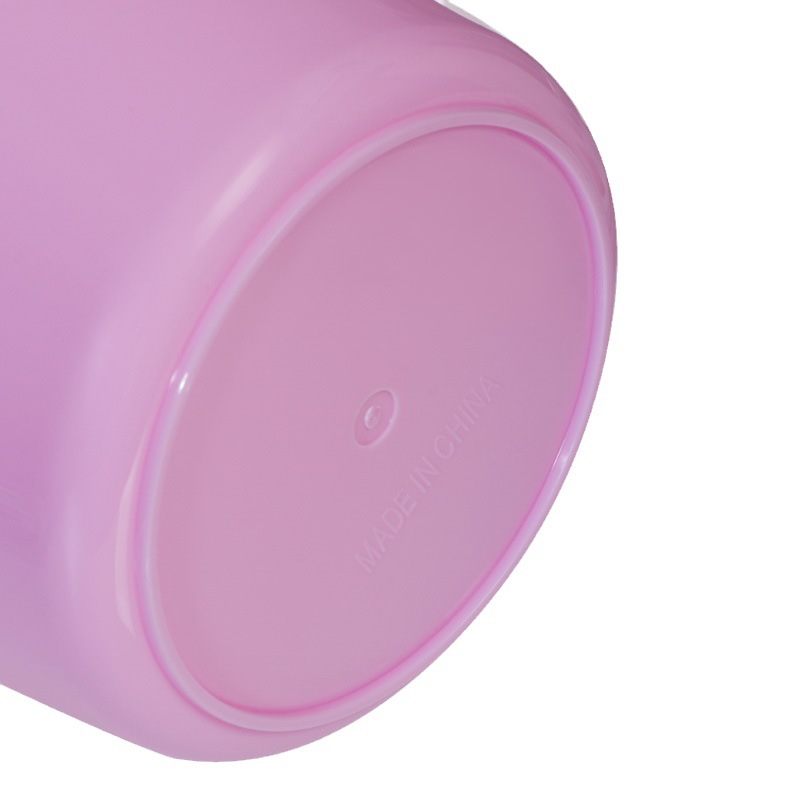 Moda en forma de corazón bote de basura de plástico para el hogar descubierto Cubo de almacenamiento creativo baño bote de basura Fábrica al por mayor