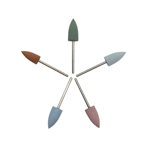 Colored rubber wheel with handle, rubber grinding head, metal polishing wheel, gold, silver and copper jewelry mirror polishing wheel