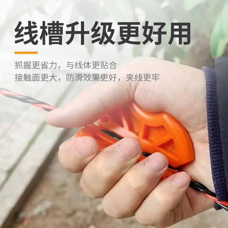 糸通し握り線器電気工引線器鋼線引線器ゴムカバー握り線神器汎用型耐久性