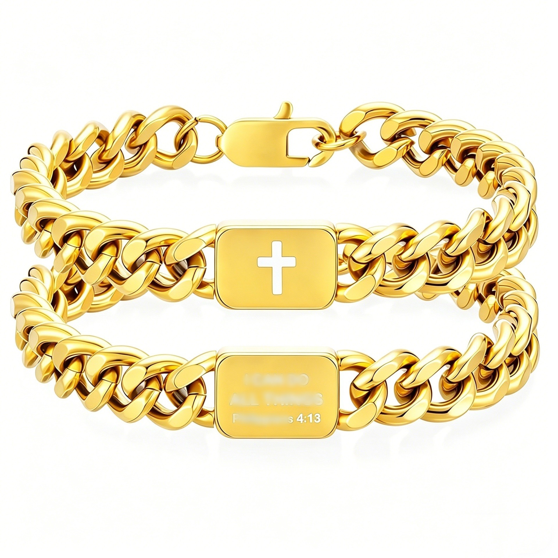 Gold bracelet 4:13