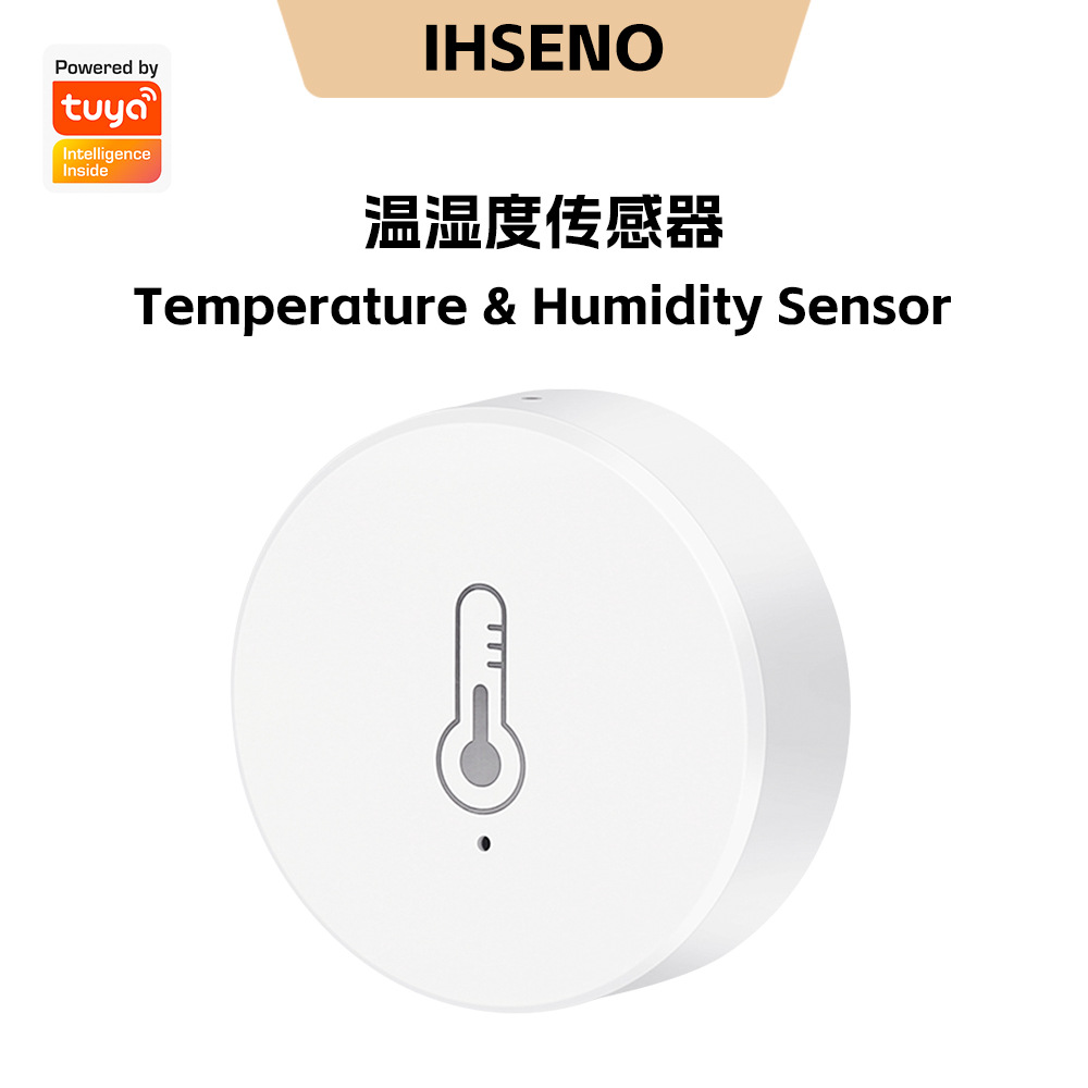 Tuya Zigbee Smart Temperature and Humidity Sensor Whole House Smart Home Linkage Wireless Temperature and Humidity Sensor