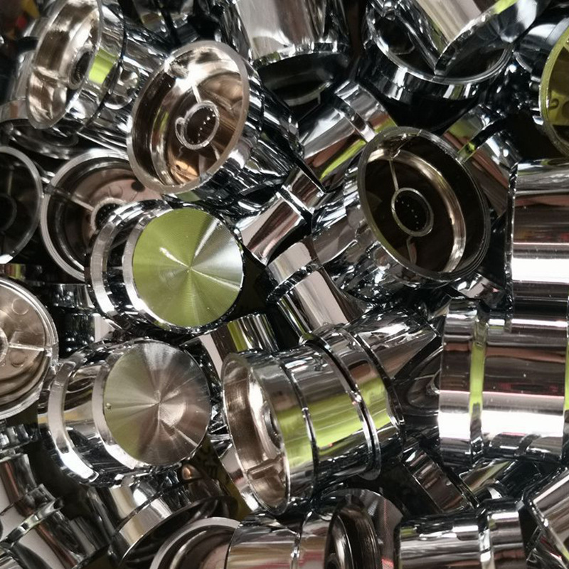 直径25mm高さ16mm伸線ねじ太陽紋銀色メッキつまみプラスチックつまみ光透過カップ|undefined