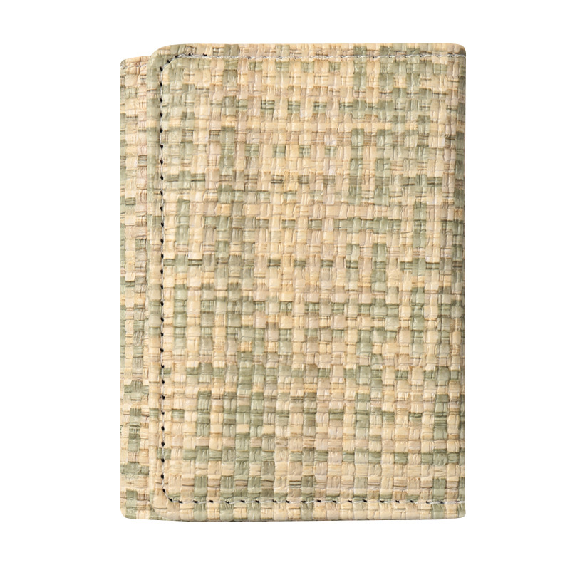 Explosiones transfronterizas nicho billetera tejida creativa multifuncional tarjeta multiplaza tarjeta bancaria cartera de tarjetas