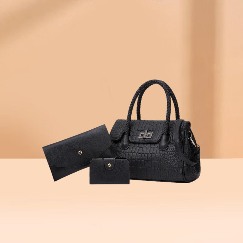 Elegante borsa a tracolla da donna - Borsa a mano di medie dimensioni in pelle PU con tasche multiple e tracolle regolabili_voghion.com