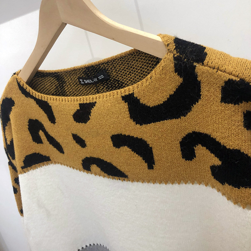 Afslappet sweater med rund hals til kvinder efterår og vinter, ny dame pullover langærmet skjorte med bund til kvinder_voghion.com
