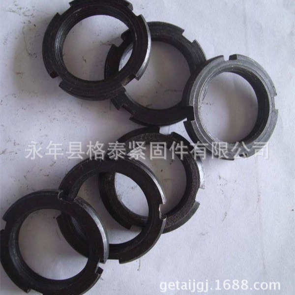 厂家供应圆螺母 四槽螺母 元螺帽轴套圆螺母 止退锁母