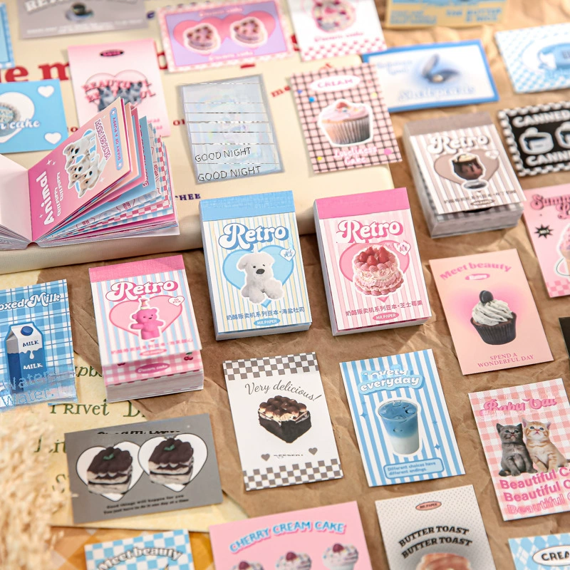 Плакат Mr. Paper Sticker Douben Cheese Sale Machine Series Korean INS Cartoon Bear Hand Turn to Patch Material Patch
