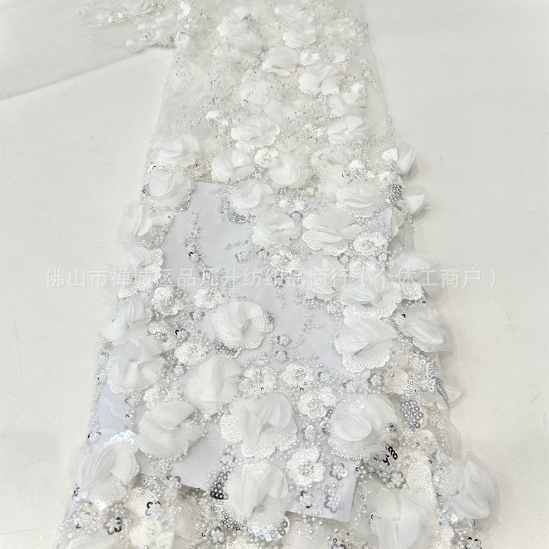 Verano bordado de tubo de perlas vestido de boda vestido de hadas tela de malla comercio exterior transfronterizo al por mayor spot
