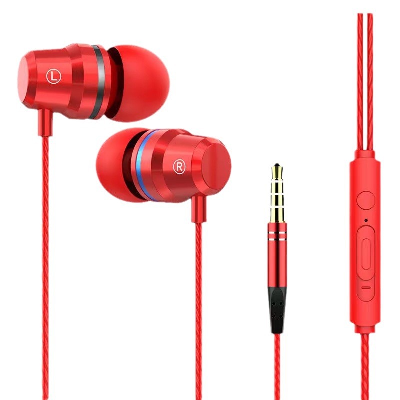 Audífonos Intrauditivos de 3.5mm para Teléfono Móvil, Auriculares Deportivos para Karaoke, Compatibles con Apple, Huawei, Android, Samsung, Gran Venta Transfronteriza