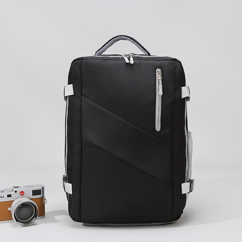 Bolsa de computadora de negocios expandible con barra de tracción, mochila de viaje de gran capacidad, mochila multifuncional para viajes de negocios cortos